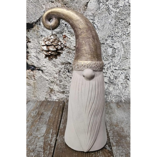 Pors santa aardewerk 22cm