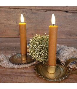 Countryfield @ Dinerkaars rustiek Ø2,2CM LED ro Lyon S s2 amber-L2B2H15CM icl afstandsbediening