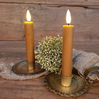 Countryfield # Dinerkaars rustiek Ø2,2CM LED ro Lyon S s2 amber-L2B2H15CM icl afstandsbediening