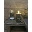 # Ledkaars - zwart - 5 x 7,5 cm - excl. 2AA batterijen