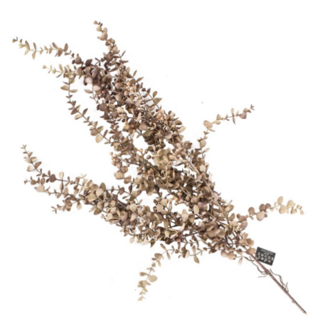 # Kunsttak eucalyptus hangend mauve - 95x40x15cm