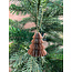 Figuur papier kerstboom bruin