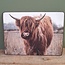 # 869 - Schotse hooglander - bruin - 19 x 14 cm
