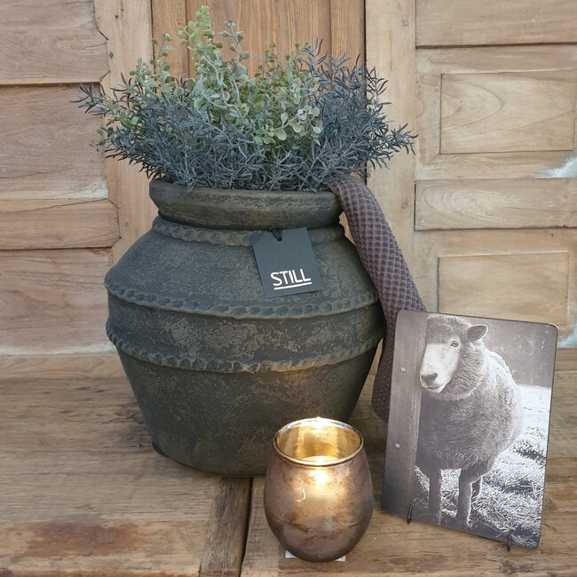 # 784 - afbeelding op hardboard - schaap - 14 x 19 cm