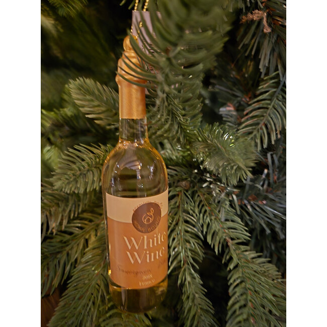 Kerstbal witte wijn 13,5cm
