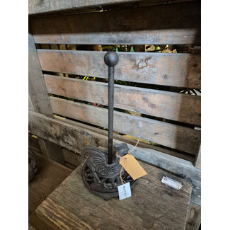 # Keukenrolhouder Haan Iron - gietijzer - ca. 16 x 33,5 cm