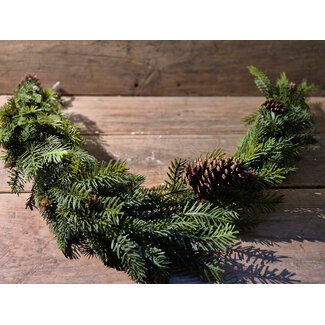 Kerst guirlande gemixed