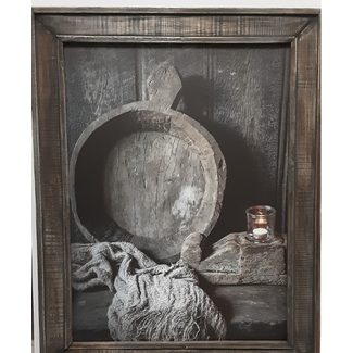 # Sober landelijke lijst “de sobere schaal”  - 52 x 66 cm