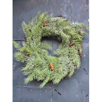 # Ceder krans Real touch - ring 40 cm - ca. 70 cm buitenkant