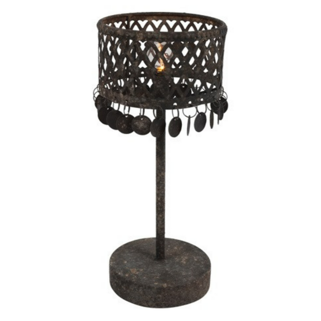 Countryfield # Tafellamp Amira L grijs-L14B14H30,5CM