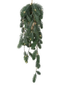Countryfield Kunstplant steker/hang Kersthanger LED Picea groen-L69B25H25CM