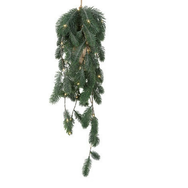 Countryfield # Kunstplant steker/hang Kersthanger LED Picea groen-L69B25H25CM
