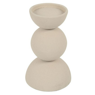 Countryfield # Kandelaar ro Ruby S creme - 12 x 19 cm