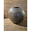 # Vaas - aardewerk - Choco White - ca. 36 x 25 x 32 cm
