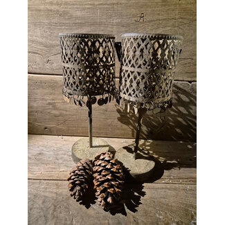 Countryfield # Kandelaar Amira L roest - per stuk