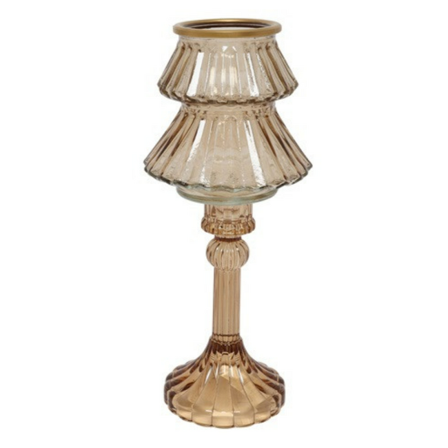 Countryfield Kandelaar boom Tallina L bruin-L10,5B10,5H21,5CM
