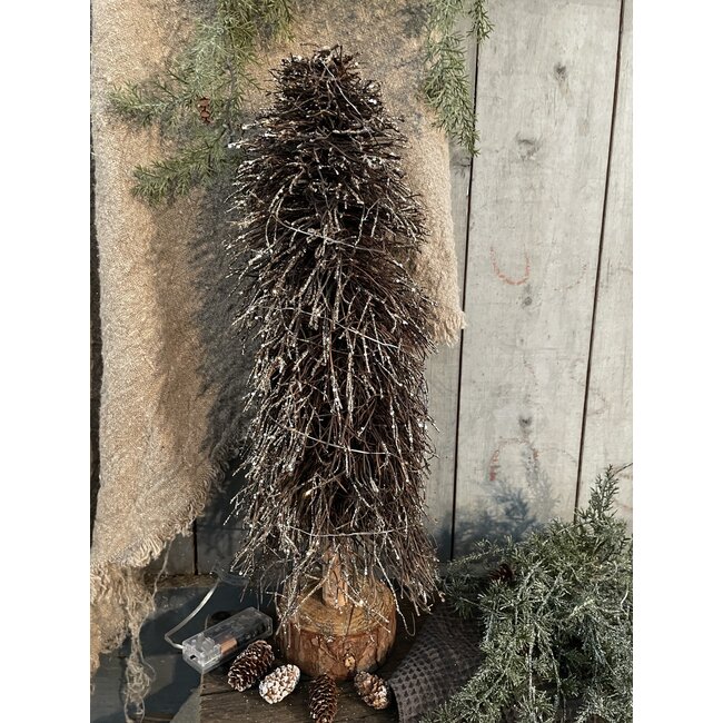 Countryfield # Kerstboom LED Timoi M bruin-L22B22H50CM