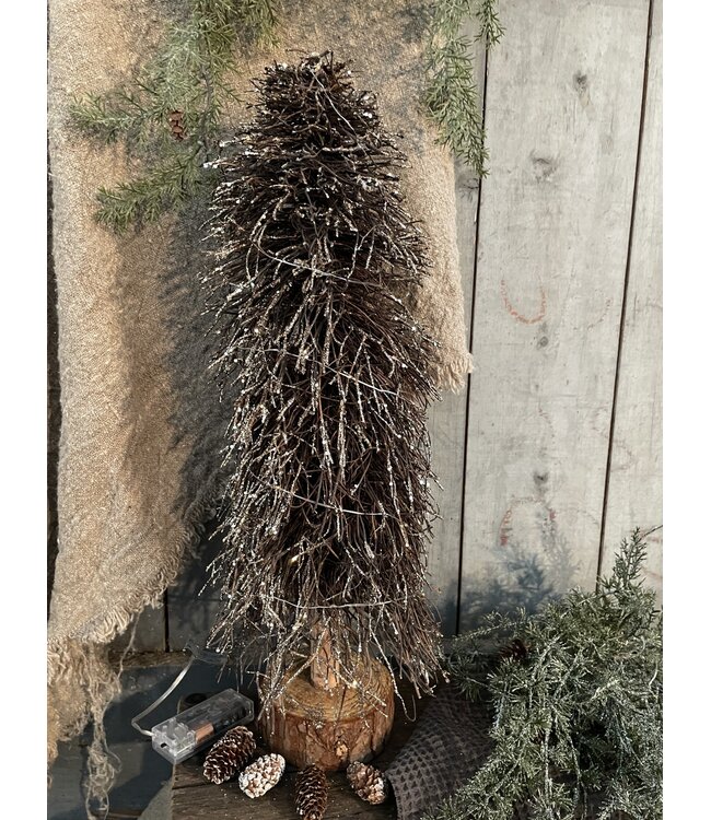 Countryfield Kerstboom LED Timoi M bruin-L22B22H50CM