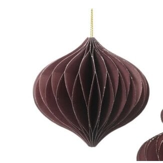 Figuur papier 1 maroon - 8 x8