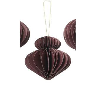 Figuur papier 2 maroon - 8 x8