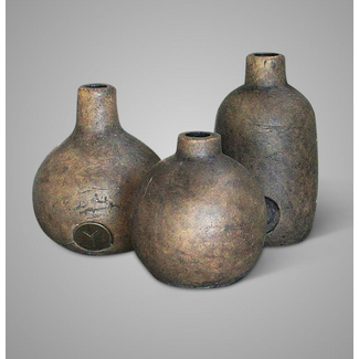 Set of 3 Bottles Majestic Brown - 11x15 - 11x13 - 11x11 cm