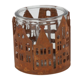 Countryfield Kandelaar huis Amsterdam S roest L8B8H8CM