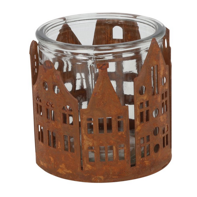 Countryfield Kandelaar huis Amsterdam S roest L8B8H8CM