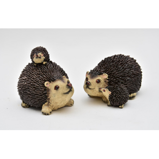 # EGEL MET KIND 2 ASS 10X7X8 CM - per stuk