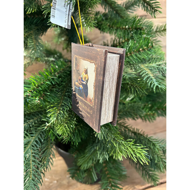 Book hanging 9,5 x 7 cm "The milkmaid"