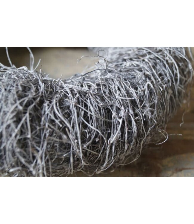 b153 - Salimkrans - 25 x 6,5 cm - white-wash