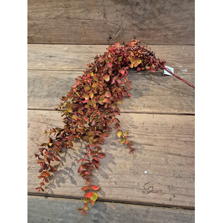 Kunsttak eucalyptus hangend burgundy