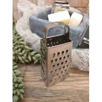 # Zilveren mini rasp