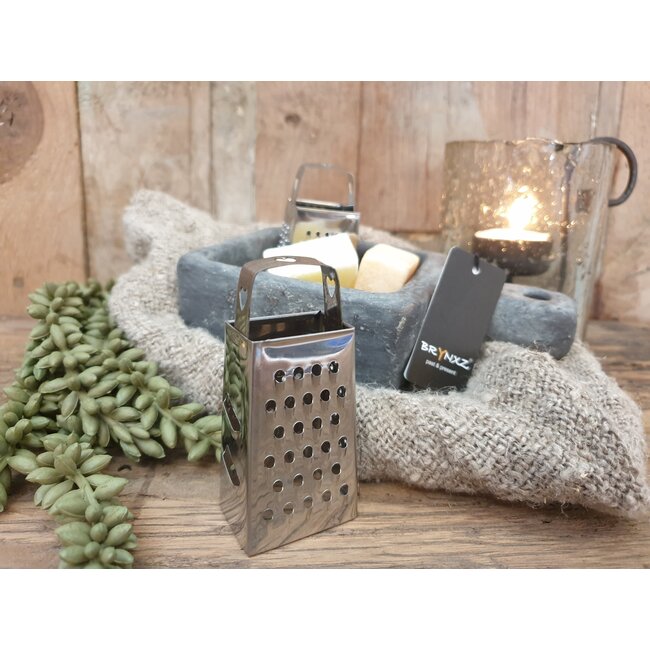 # Zilveren mini rasp