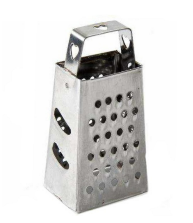# Zilveren mini rasp