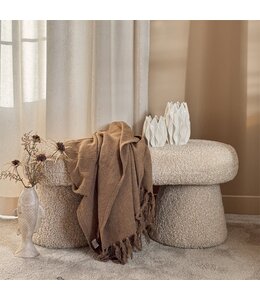 @ Plaid Cosy 130x160cm taupe wb