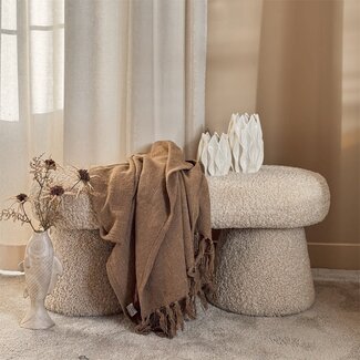 # Plaid Cosy 130x160cm taupe wb