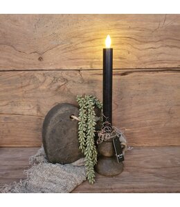 Countryfield # Dinerkaars rustiek Ø2,2CM LED ro Lyon L s2 zwart-L2,2B2,2H24CM