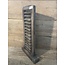 # Louvreluik op voet - hout - grijs - 32 x 8 x 61 cm