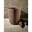 # Cylinder - windlicht - glas - roest - 20 x 24 cm