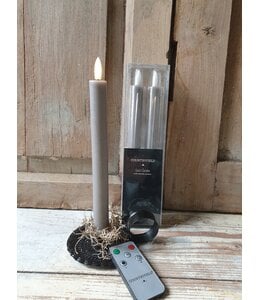 Countryfield # Dnrkrs Ø2,2CM LED Lyon L s2 grijs - met afstandsbediening