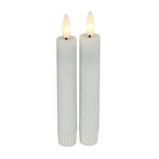 Countryfield # Dinerkaars rustiek Ø2,2CM LED ro Lyon S s2 wit-L2B2H15CM