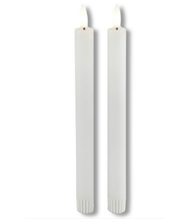 Countryfield # Dinerkaars rustiek Ø2,2CM LED ro Lyon L s2 wit-L2,2B2,2H24CM