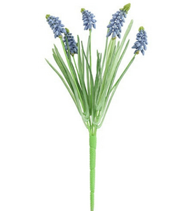 Countryfield Kunst plant steker/hang Muscari blau-L31B10H5CM