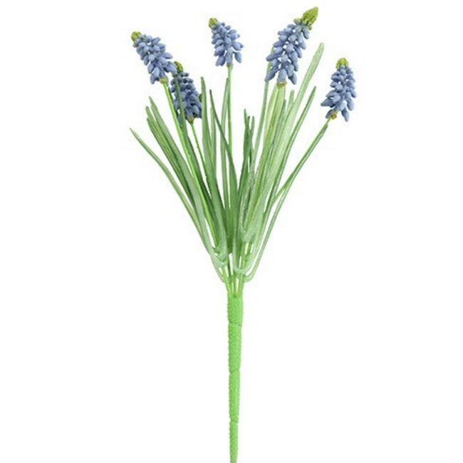 Countryfield # Kunst plant steker/hang Muscari blau-L31B10H5CM