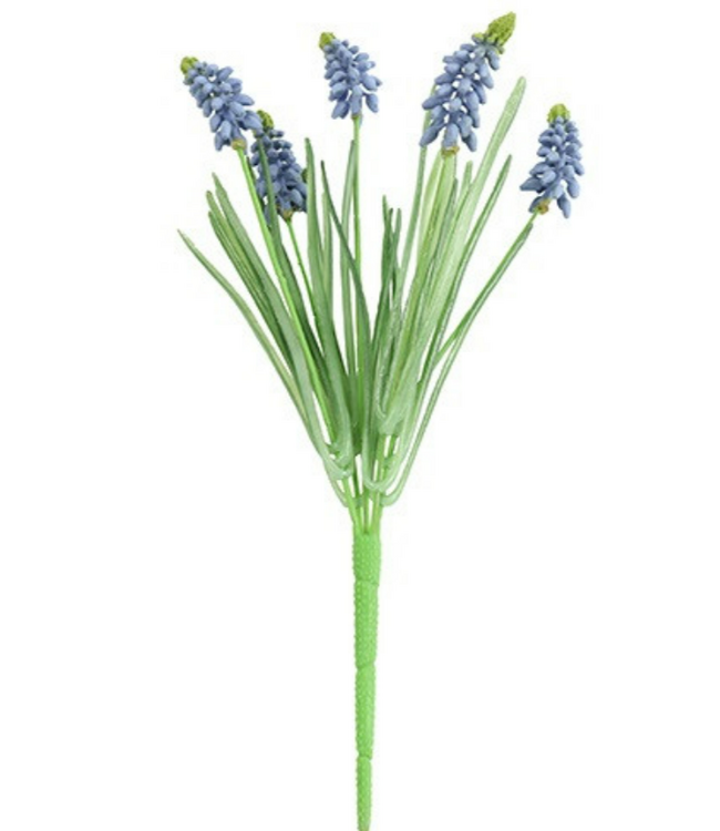Countryfield Kunst plant steker/hang Muscari blau-L31B10H5CM