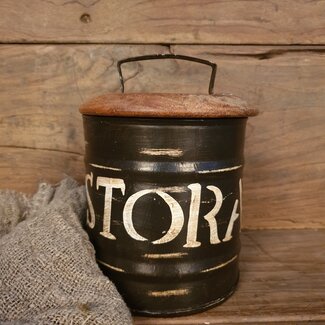 # Voorraadbus Storage klein - metaal - 16 x 22 cm