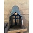 # Mix - Iron house for candle 13x9x26cm - per stuk