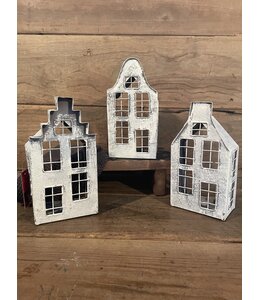 @ Mix - Waxine huis - metaal - House frozen S H26 - per stuk