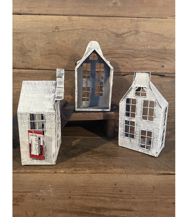 Mix - Waxine huis - metaal - House frozen S H26 - per stuk