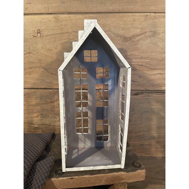 Mix - Waxine huis - metaal - House frozen M H32 - per stuk